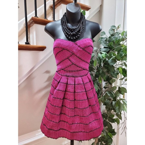 Blvd Collection Women Purple Polyester Off The Shoulder Knee Length Dress Size S - Picture 11 of 11